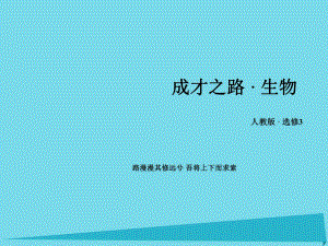 高中生物 專題1 基因工程 第2節(jié) 基因工程的基本操作程序課件 新人教版選修3