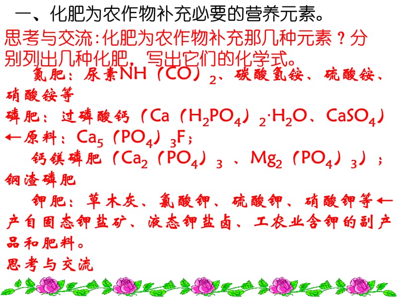 化学：《化肥与农药》：课件二（23张PPT（新人教版选修2）_第3页