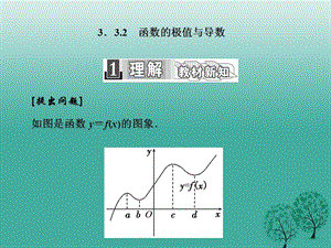 高中數(shù)學(xué) 3_3_2 函數(shù)的極值與導(dǎo)數(shù)課件 新人教A版選修1-1