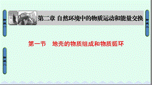 高中地理 第二章 自然環(huán)境中的物質(zhì)運動和能量交換 第一節(jié) 地殼的物質(zhì)組成和物質(zhì)循環(huán)課件 湘教版必修1