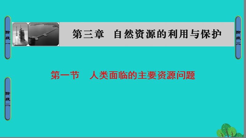 高中地理 第3章 自然資源的利用與保護(hù) 第1節(jié) 人類面臨的主要資源問題課件 新人教版選修6_第1頁(yè)