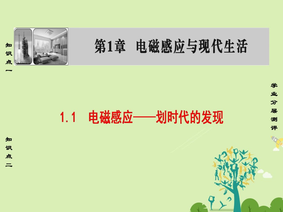 高中物理 第1章 電磁感應與現(xiàn)代生活 1_1 電磁感應-劃時代的發(fā)現(xiàn)課件 滬科版選修3-2_第1頁