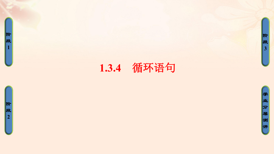 高中數(shù)學(xué) 第一章 算法初步 1_3_4 循環(huán)語句課件 蘇教版必修3_第1頁