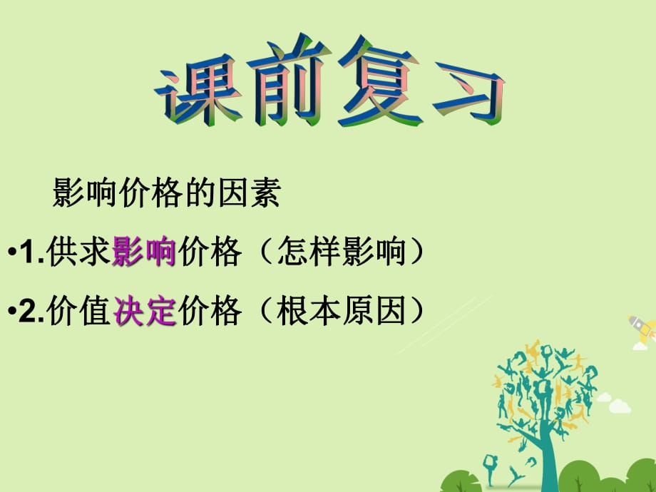 高中政治 22 價格變動的影響課件 新人教版必修1_第1頁