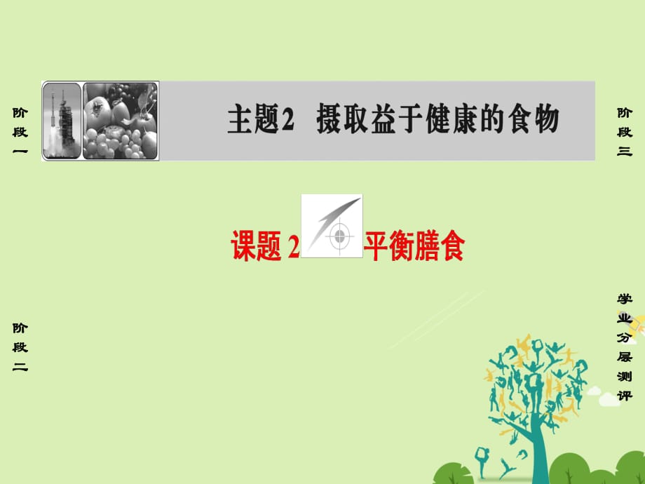 高中化學(xué) 主題2 攝取益于健康的食物 課題2 平衡膳食課件 魯科版選修1_第1頁