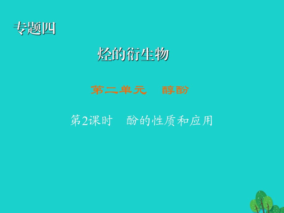 高中化学 4_2_2 酚的性质和应用课件 苏教版选修51_第1页