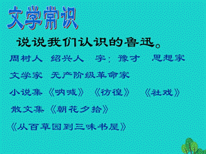 八年級語文上冊 第2單元 6 阿長與《山海經(jīng)》課件 （新版）新人教版