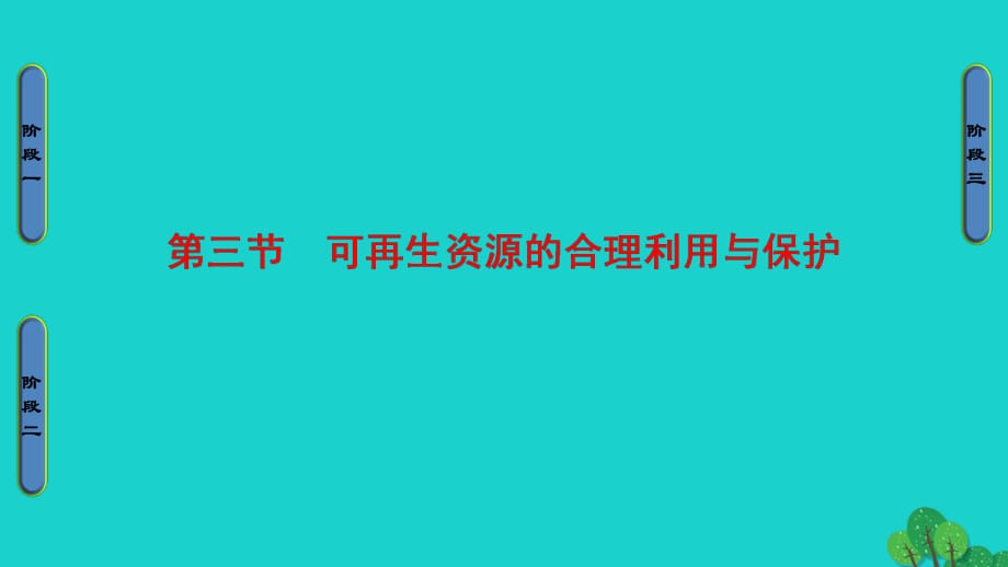 高中地理 第3章 自然資源的利用與保護(hù) 第3節(jié) 可再生資源的合理利用與保護(hù)課件 新人教版選修6_第1頁(yè)