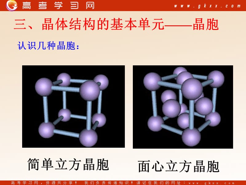 化学：《晶体结构的最小重复单元——晶胞》课件1（16张PPT）（鲁科版选修3）_第2页