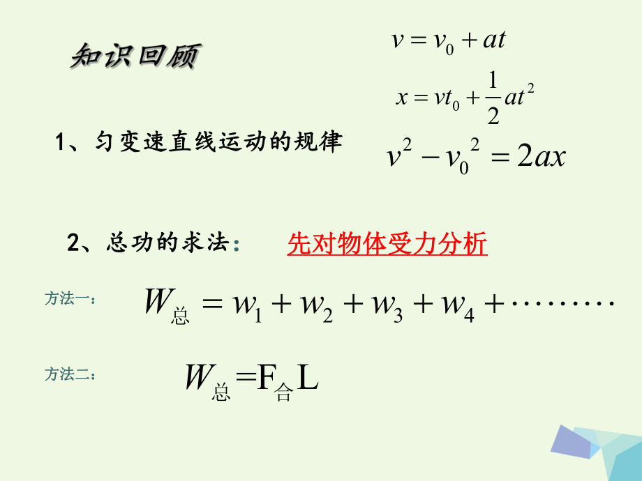 山東淄博中學(xué)高中物理 7.7 動(dòng)能和動(dòng)能定理教學(xué)課件 新人教版必修2_第1頁(yè)