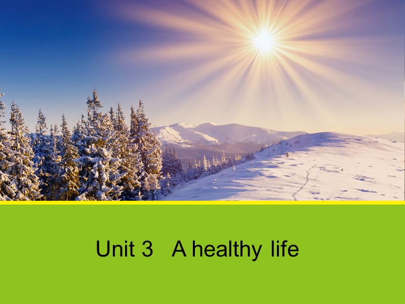 高中英语 Unit 3 A healthy life Warming up and Pre-reading 1课件 新人教版选修61_第1页