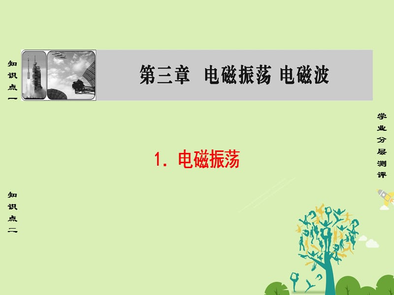 高中物理 第3章 電磁振蕩 電磁波 1 電磁振蕩課件 教科版選修3-4_第1頁(yè)