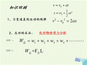 高中物理 7-7 動(dòng)能和動(dòng)能定理課件 新人教版必修2