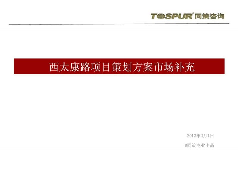 郑州西太康路项目策划方案市场补充_第1页