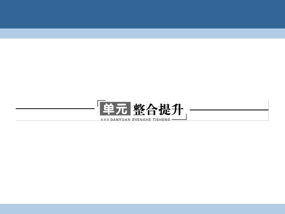 高中历史 第四单元 近代中国反侵略、求民主的潮流整合提升课件 新人教版必修1 (2)_第1页