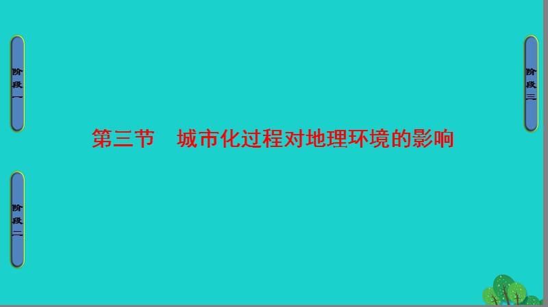 高中地理 第2章 城市與環(huán)境 第3節(jié) 城市化過程對地理環(huán)境的影響課件 湘教版必修2_第1頁