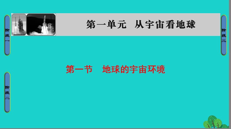 高中地理 第1單元 從宇宙看地球 第1節(jié) 地球的宇宙環(huán)境課件 魯教版必修1_第1頁(yè)