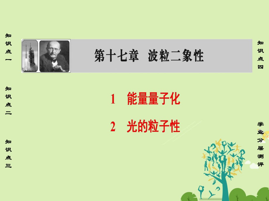 高中物理 第17章 波粒二象性 1 能量量子化 2 光的粒子性課件 新人教選修3-5_第1頁