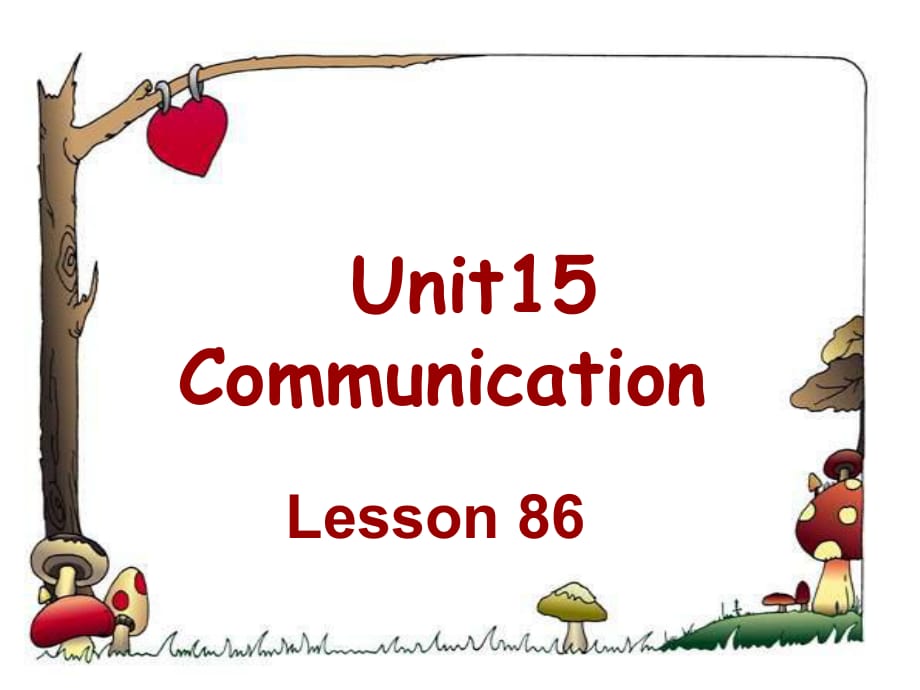 四年級(jí)英語(yǔ)下冊(cè)《Unit 15 communication》（Lesson 86）課件1 人教新起點(diǎn)_第1頁(yè)