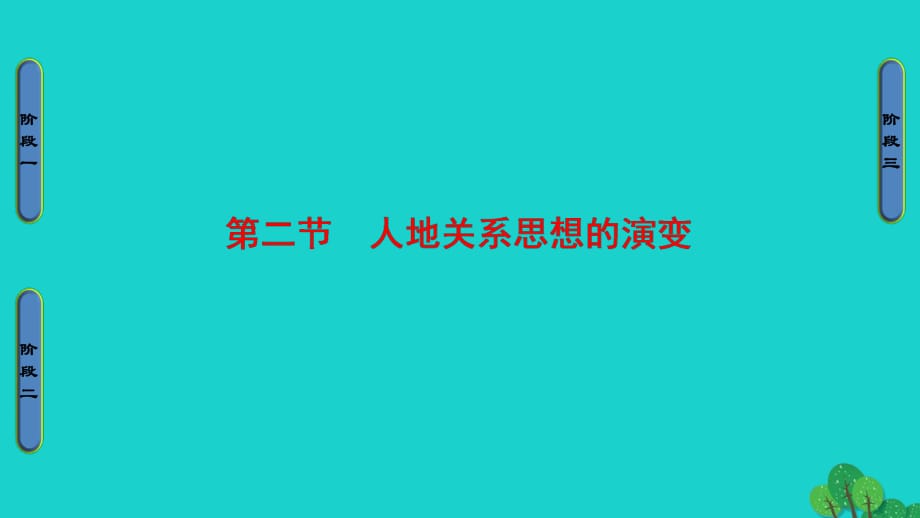 高中地理 第4章 人類與地理環(huán)境的協(xié)調(diào)發(fā)展 第2節(jié) 人地關(guān)系思想的演變課件 湘教版必修2__第1頁