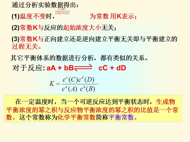 化学：《化学平衡常数》及计算第七课时：课件二十八（19张PPT）（人教版选修4）_第3页