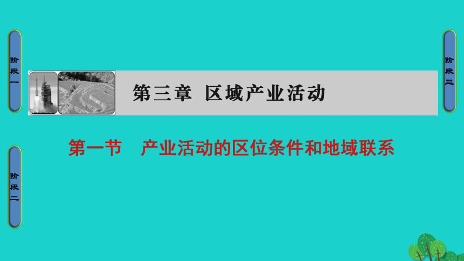 高中地理 第3章 區(qū)域產(chǎn)業(yè)活動 第1節(jié) 產(chǎn)業(yè)活動的區(qū)位條件和地域聯(lián)系課件 湘教版必修2_第1頁