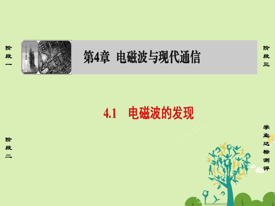 高中物理 第4章 電磁波與現代通信 4_1電磁波的發(fā)現課件 滬科版選修1-1_第1頁