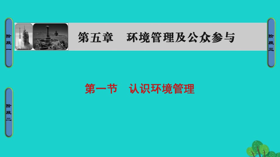 高中地理 第5章 環(huán)境管理及公眾參與 第1節(jié) 認(rèn)識(shí)環(huán)境管理課件 新人教版選修6_第1頁(yè)