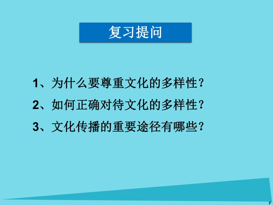 高中政治 第四课第一框 传统文化的继承课件 新人教版必修31_第1页