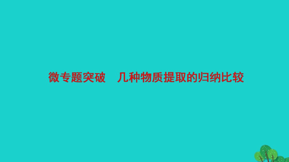 高中生物 第4章 微專題突破課件 蘇教版選修1_第1頁