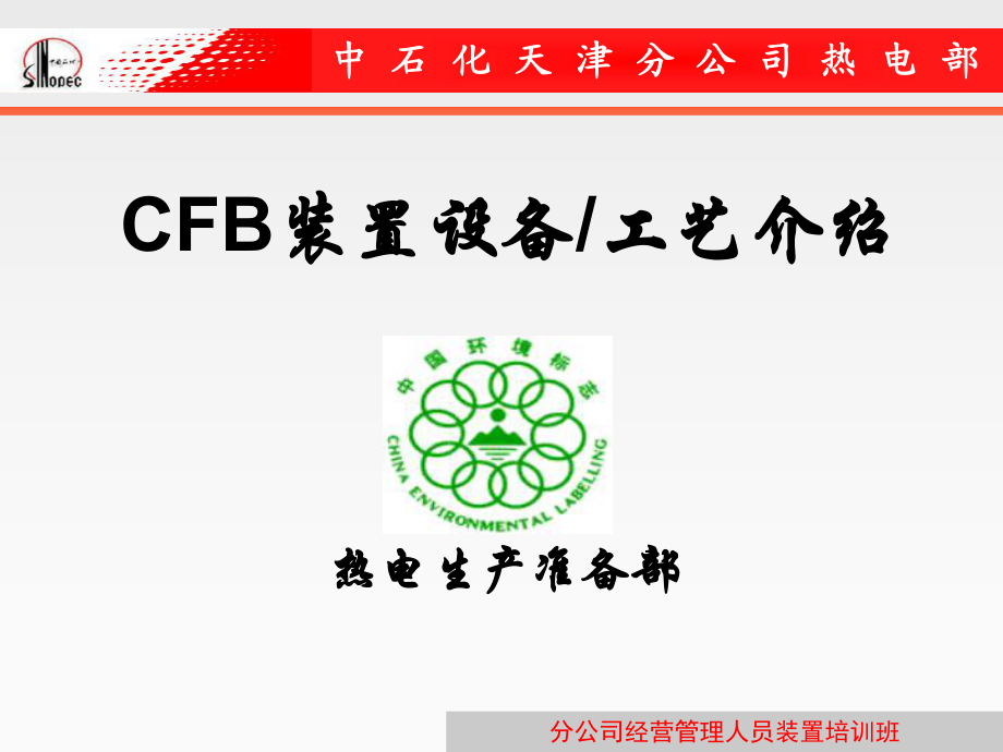 CFB装置设备工艺介绍_第1页