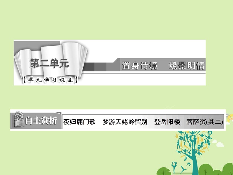 高中語文 第二單元 登岳陽樓課件 新人教版選修《中國古代詩歌散文欣賞》_第1頁