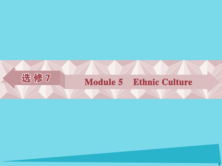 高考英語總復(fù)習(xí) 第一部分 基礎(chǔ)考點(diǎn)聚焦 Module5 Ethnic Culture課件 外研版選修7_第1頁