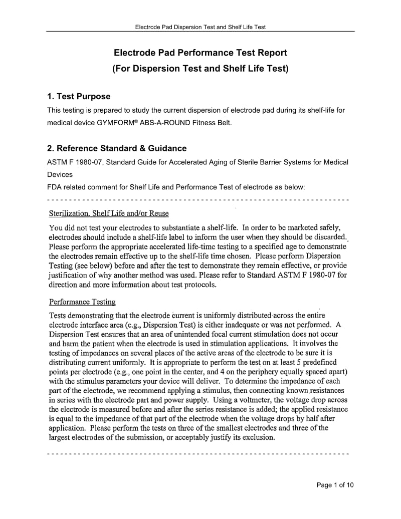 Attachment 8-2. Dispersion and Shelf Life Test Report_V1_121125_第1页