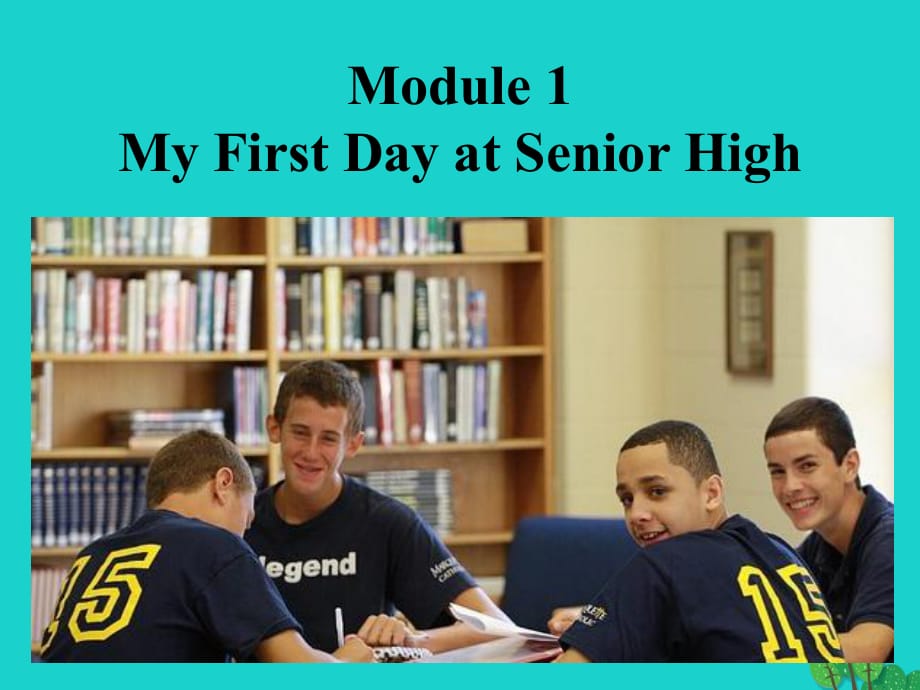 高考英语一轮复习 Module 1 My First Day at Senior High课件 外研版必修1_第1页