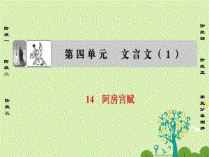 高中語文 第四單元 文言文（1）14 阿房宮賦課件 粵教版