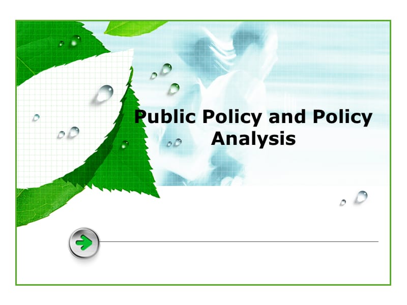 《公共政策分析》PPT课件_第1页