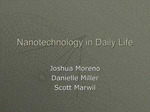 NanotechnologyinDailyLifeTexasAMUniversity納米技術(shù)在日常生活中德克薩斯一和大學(xué)