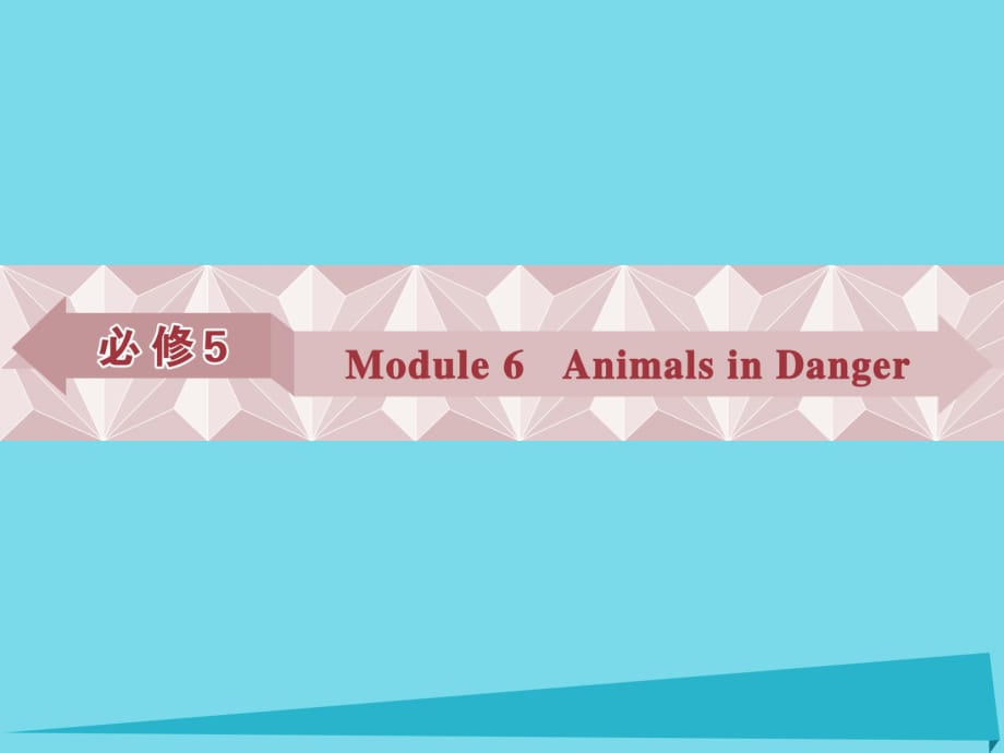 高考英語總復(fù)習(xí) 第一部分 基礎(chǔ)考點聚焦 Module6 Animals in Danger課件 外研版必修5_第1頁