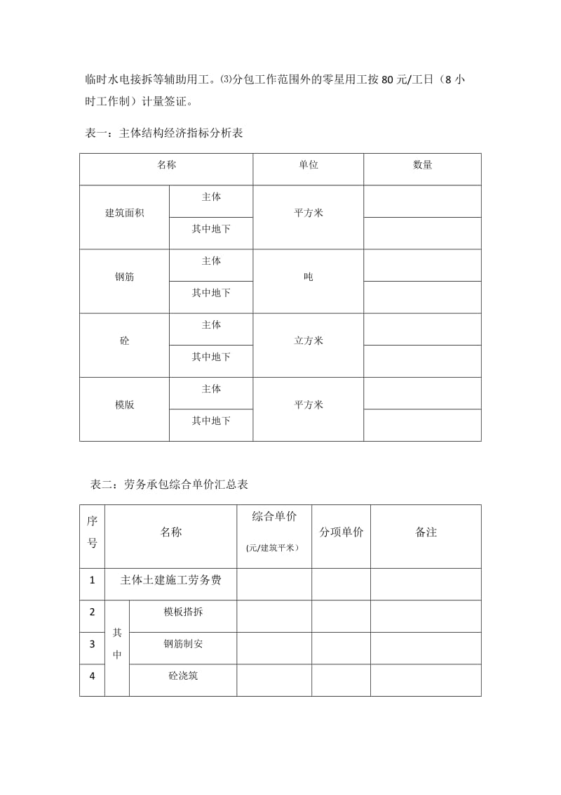 自建房屋劳务分包合同_第3页