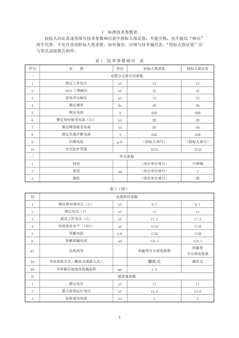 电缆分支箱技术协议_第2页