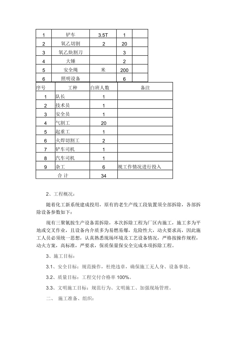 化工拆除方案_第2页