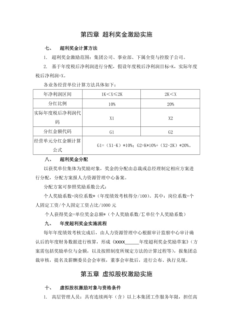 虚拟股权激励制度_第3页