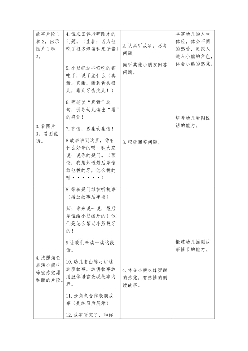 故事《小熊拔牙》_第3页