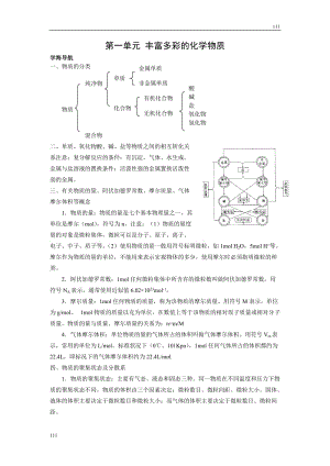 《豐富多彩的化學(xué)物質(zhì)》學(xué)案1