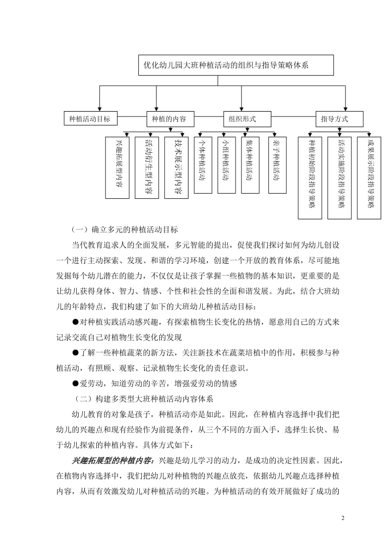 论文：优化幼儿园大班种植活动的创设与指导_第2页