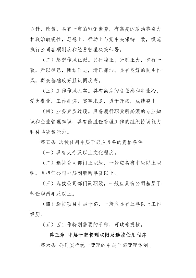 公司中层干部管理办法_第2页