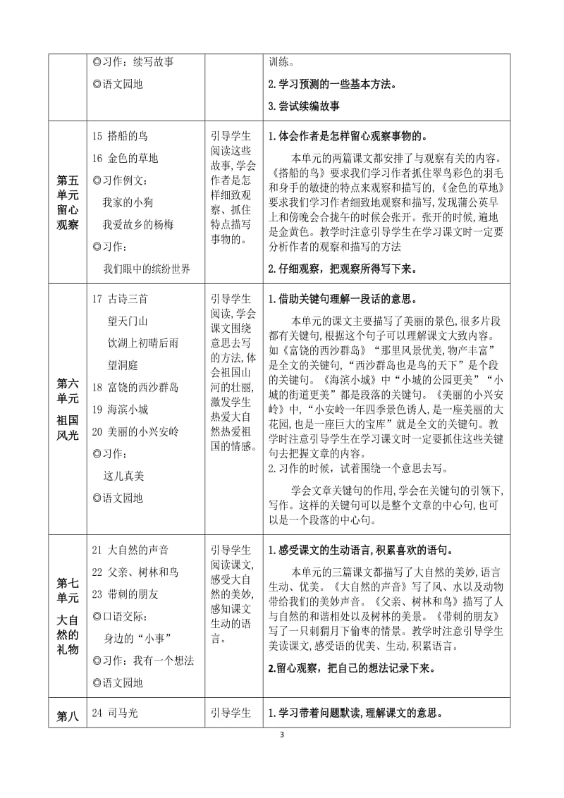 新部编版语文三年级上册教材分析_第3页