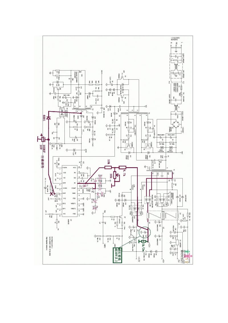 电脑电源改可调电源成功(亲测)SG6105芯片_第3页