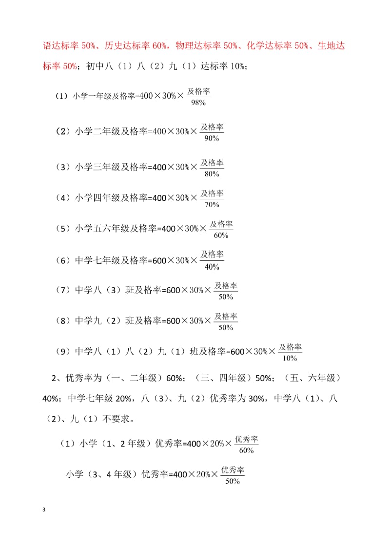 鹤围学校中小学教师月考考核方案_第3页